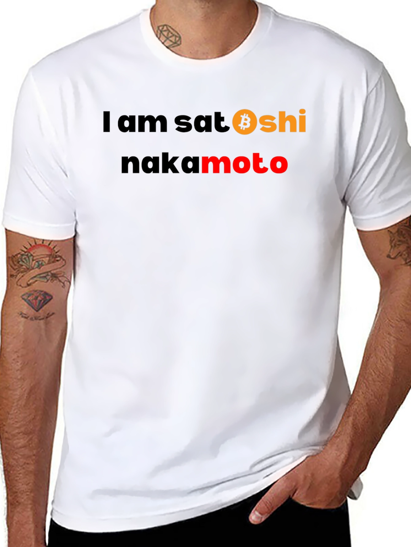I am Satoshi Nakamoto T-Shirt Bitcoin Crypto Tee