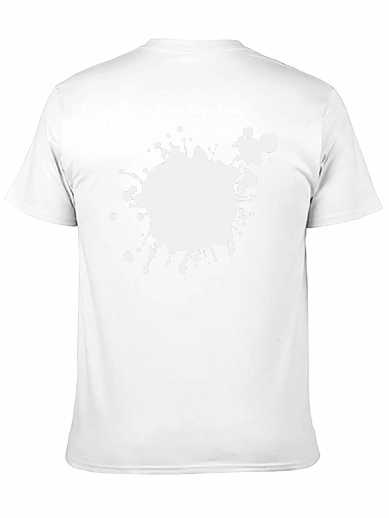 Abstract Splatter Tee - Black Graphic T-Shirt