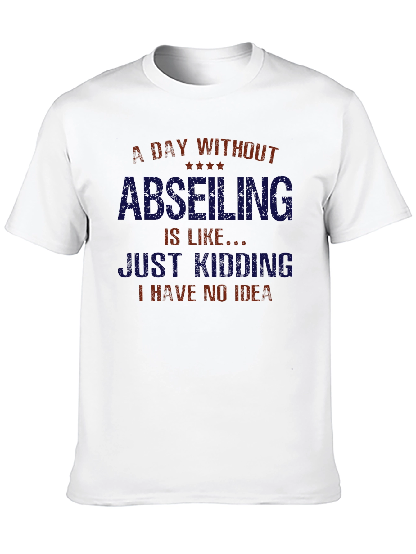 Abseiling Funny Graphic Tee - Climber T-Shirt