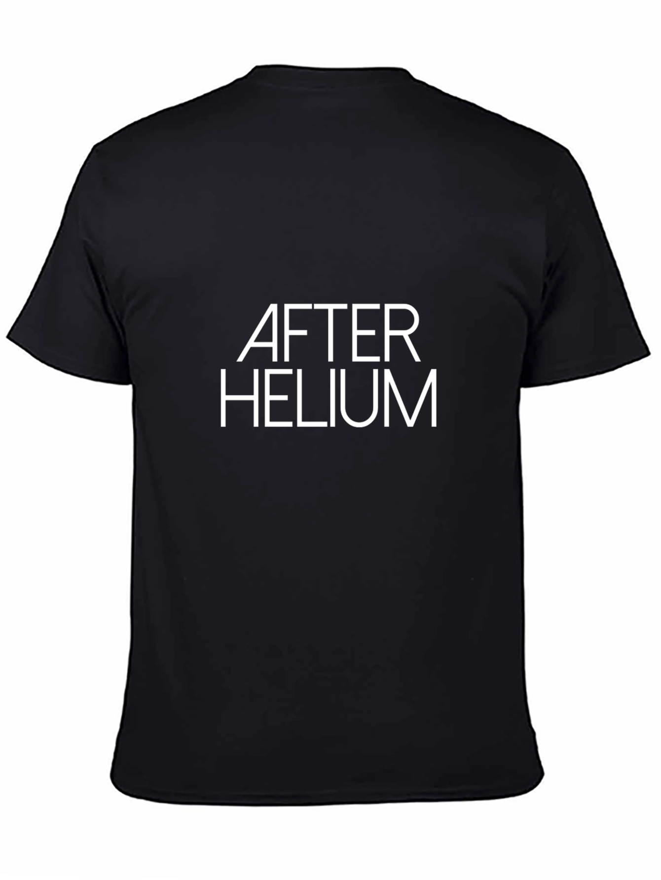 After Helium Black Tee - Casual Comfort