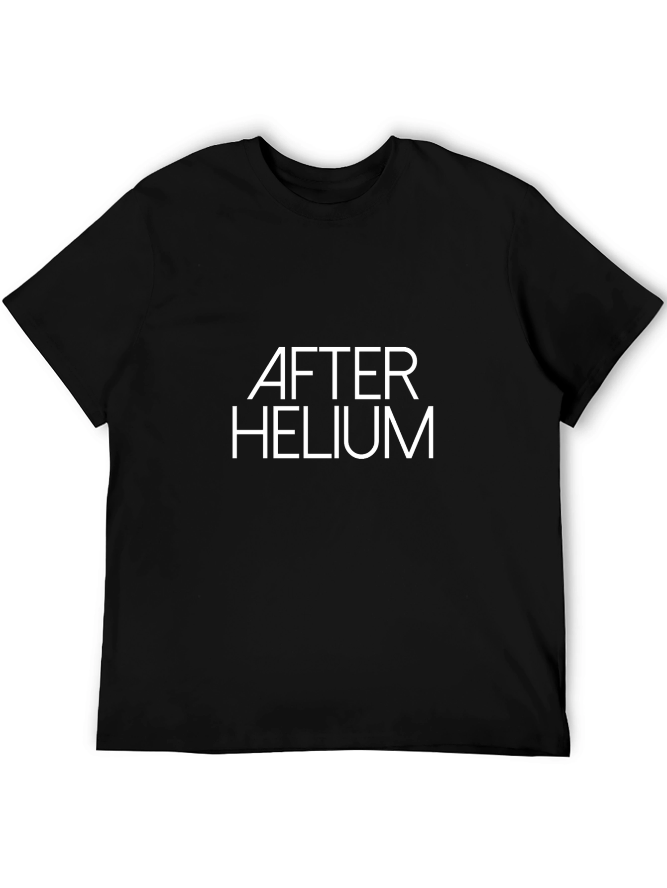After Helium Black Tee - Casual Comfort