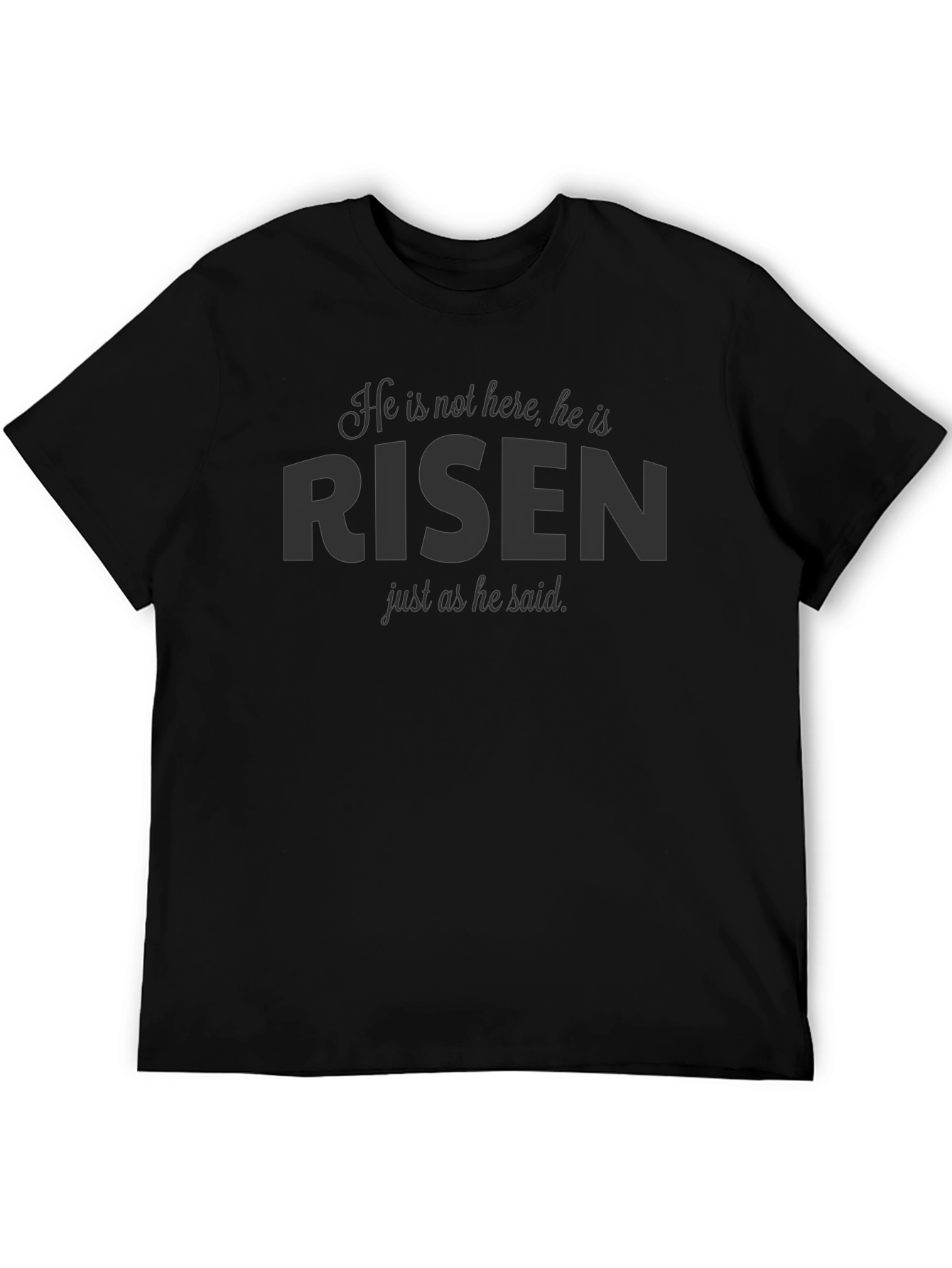 He is Risen Easter T-Shirt - Christian Faith Tee
