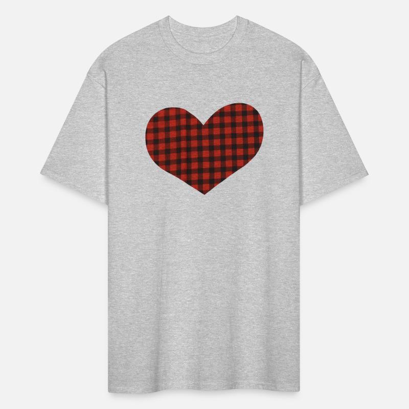 Valentine s Day Buffalo Plaid Love Heart