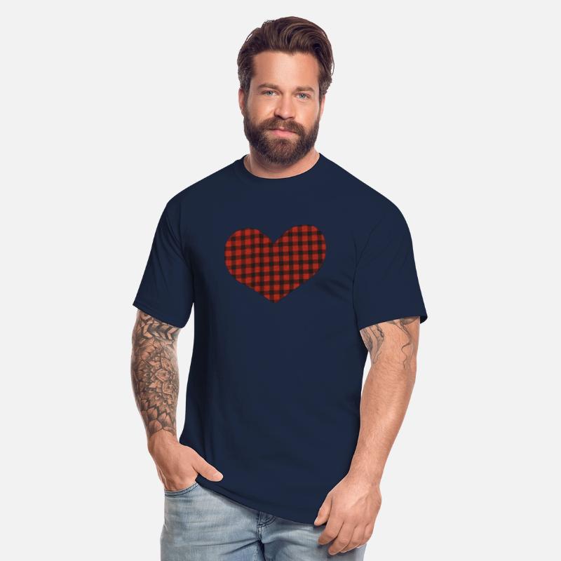 Valentine s Day Buffalo Plaid Love Heart