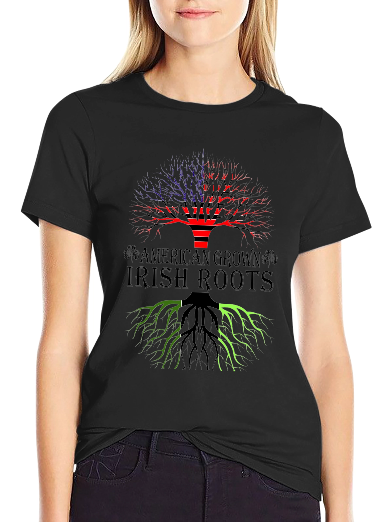 American Grown Irish Roots Graphic Tee