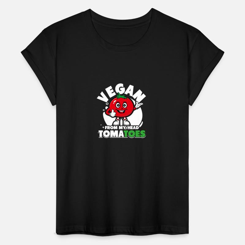 Vegan From My Head Tomatoes Funny Vegetarian