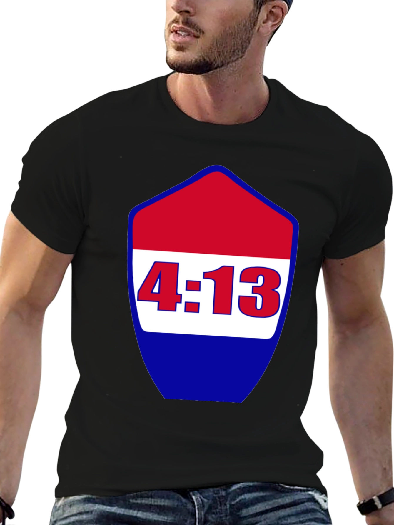 4:13 Graphic Tee - Mens Black Short Sleeve