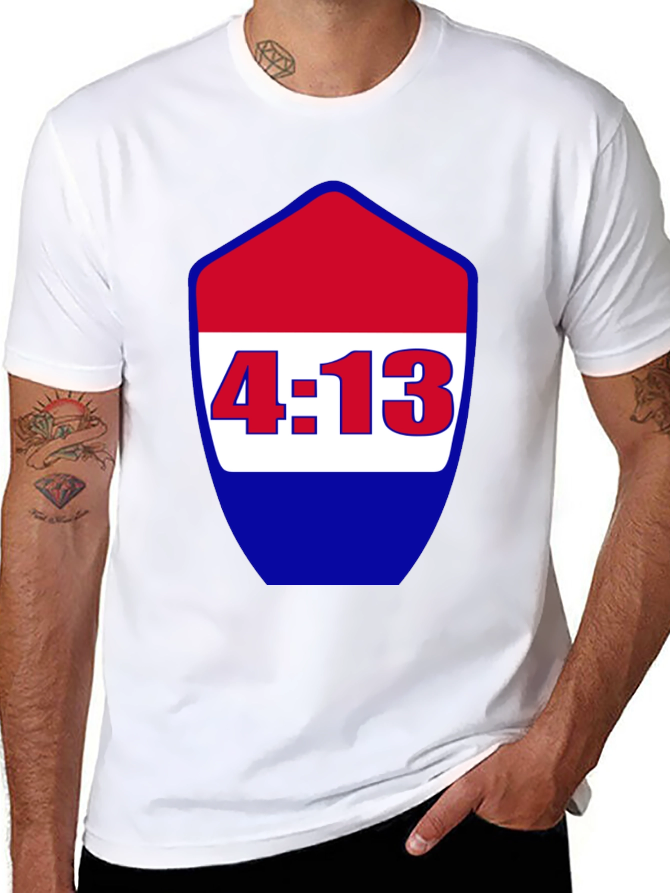 4:13 Graphic Tee - Mens Black Short Sleeve