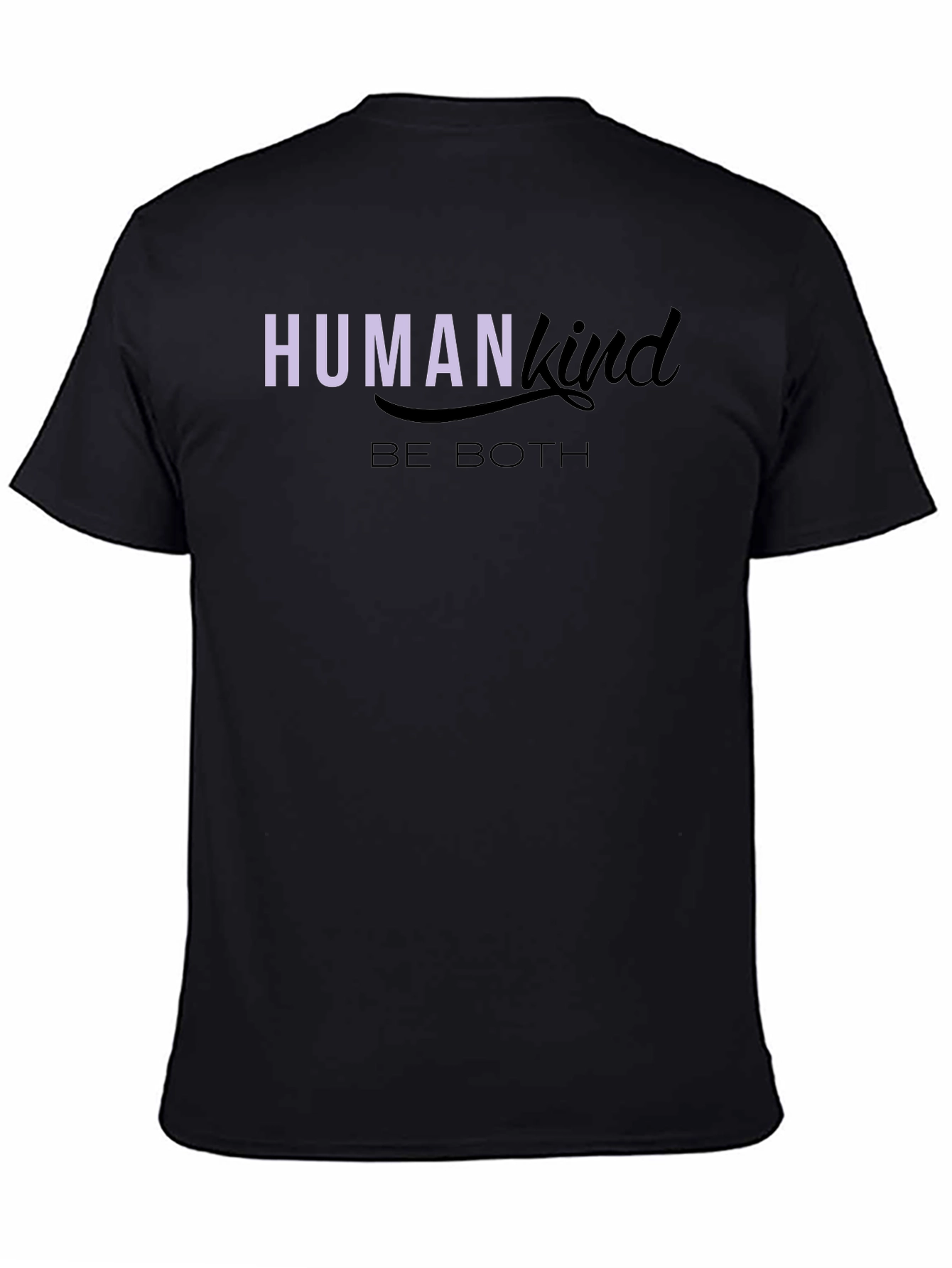 Human Kind Be Both Graphic Tee - Black