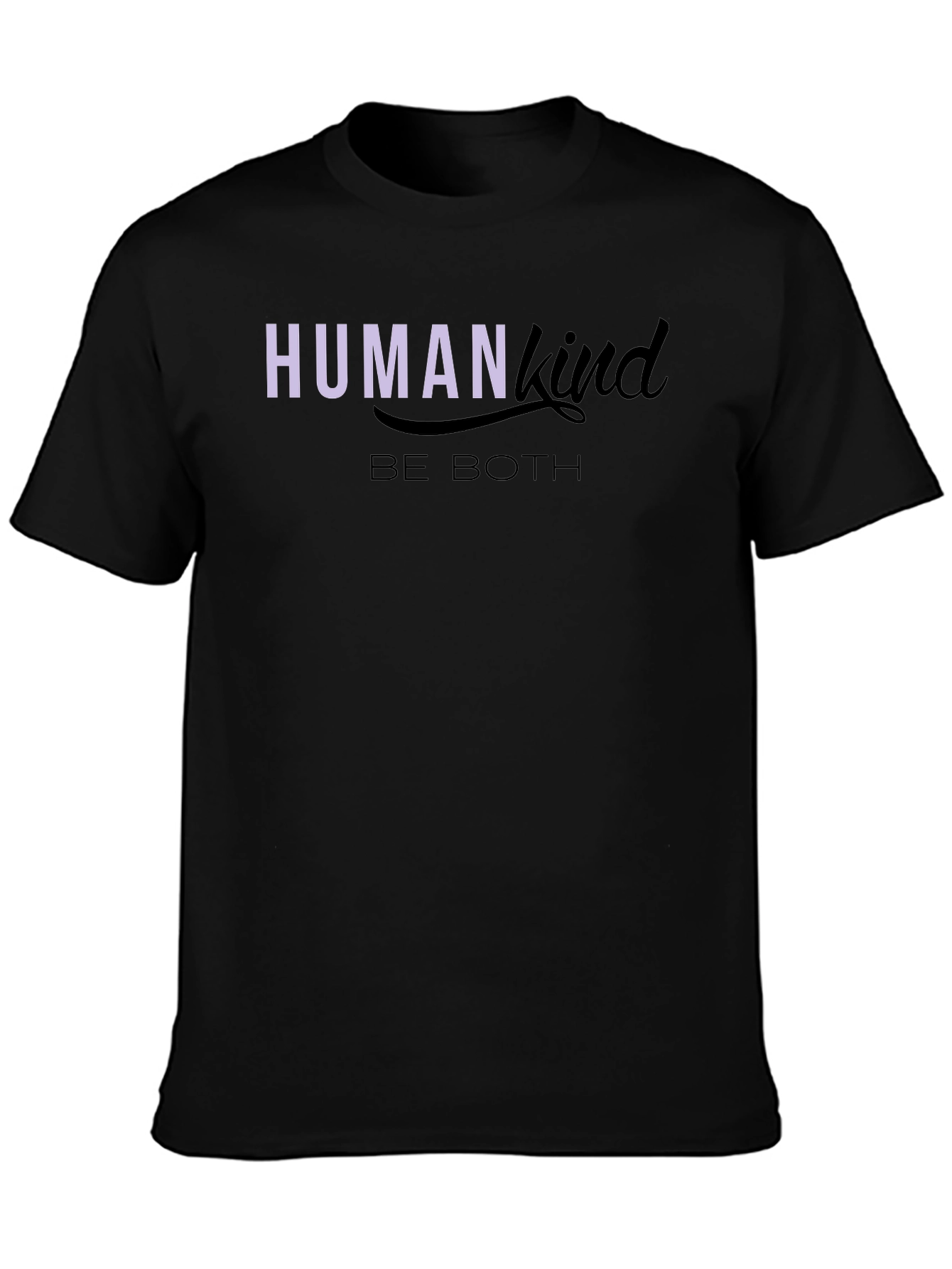 Human Kind Be Both Graphic Tee - Black
