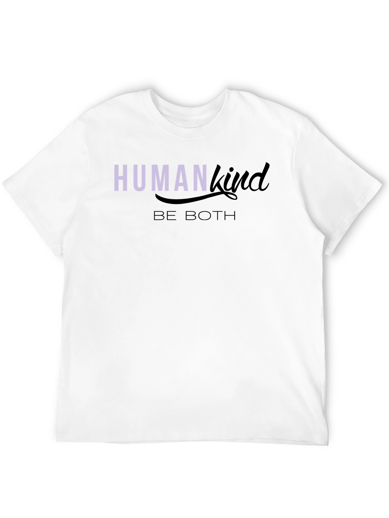 Human Kind Be Both Graphic Tee - Black