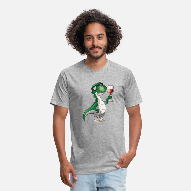 Vinosaur Wine Drinking T-Rex Wine Lover