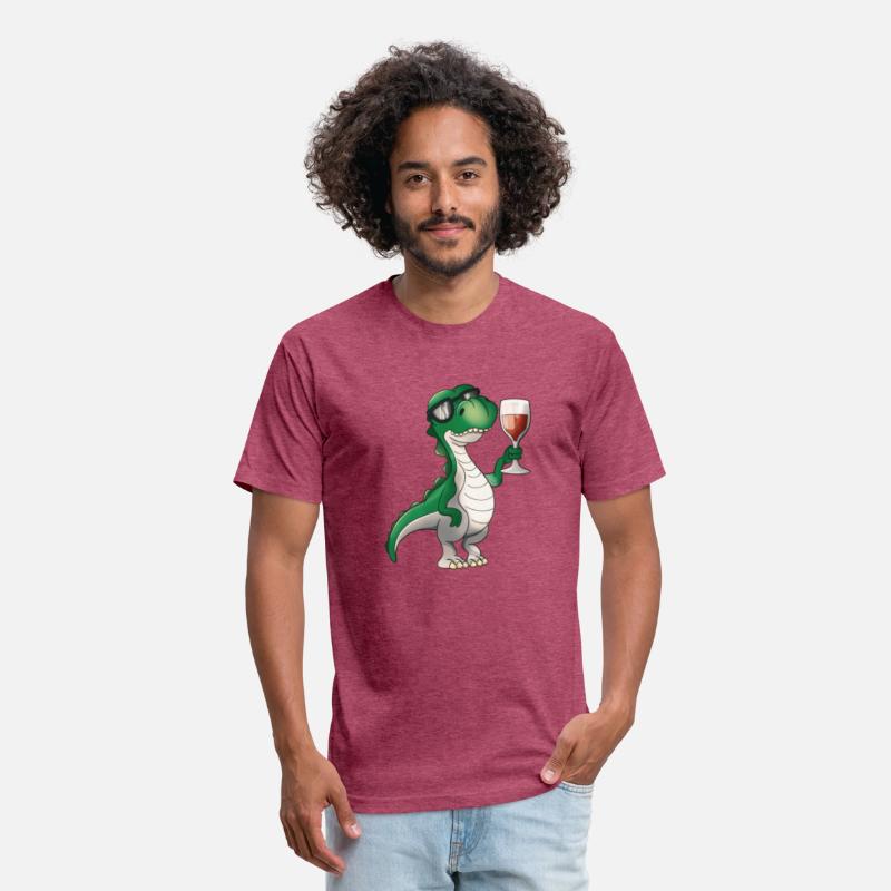 Vinosaur Wine Drinking T-Rex Wine Lover