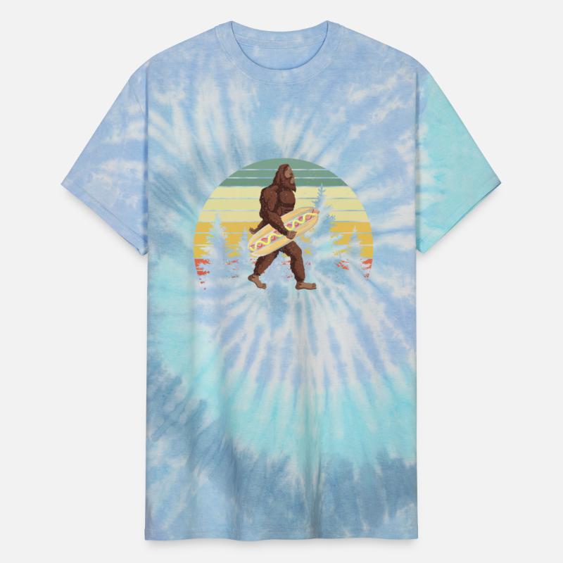 Vintage Bigfoot Sasquatch Hotdog Fast Food Weiner