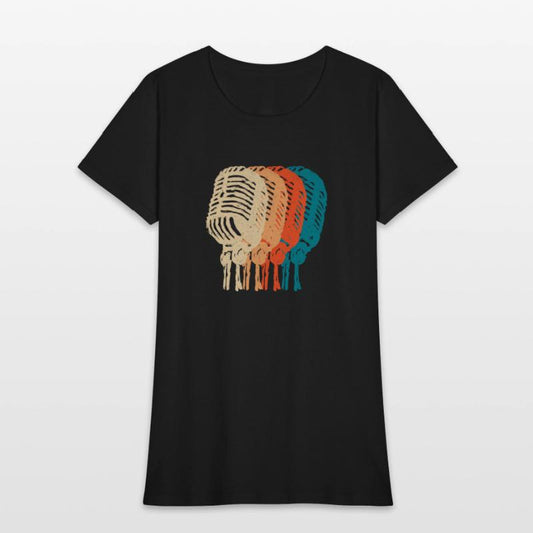 Vintage retro hip-hop microphone