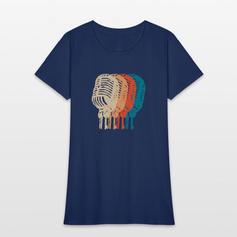 Vintage retro hip-hop microphone