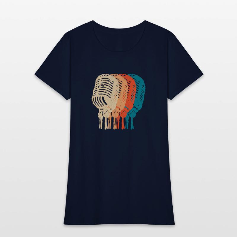 Vintage retro hip-hop microphone