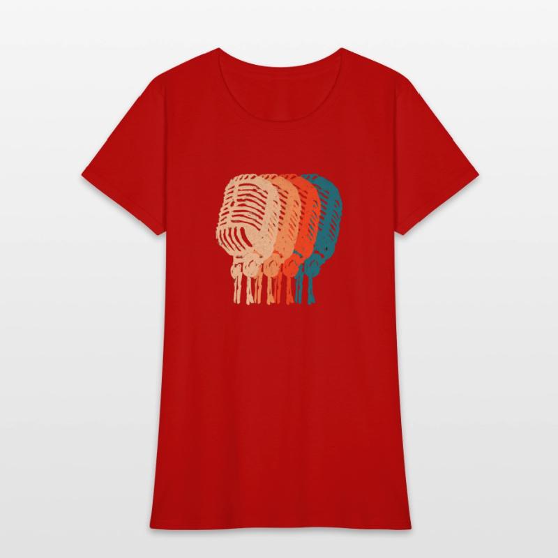 Vintage retro hip-hop microphone