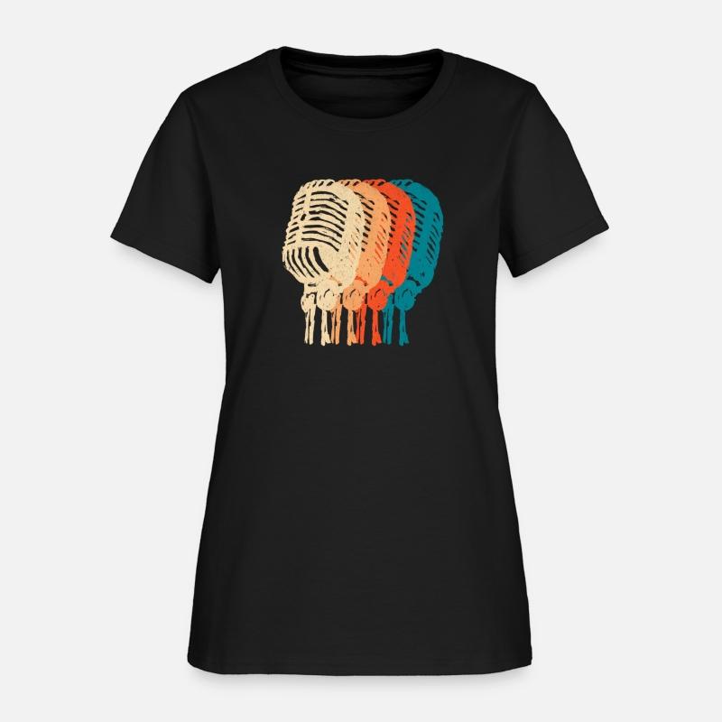 Vintage retro hip-hop microphone