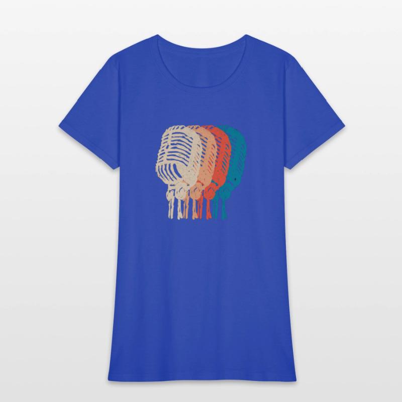 Vintage retro hip-hop microphone