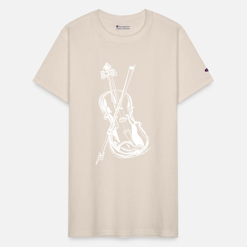 Violin One Line Drawing