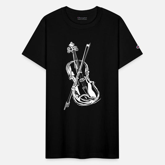 Violin One Line Drawing