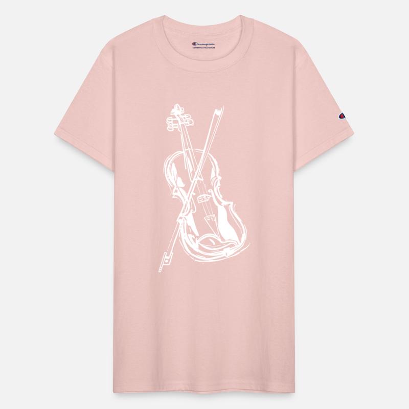 Violin One Line Drawing