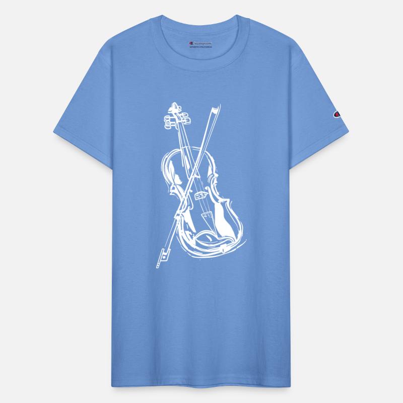 Violin One Line Drawing