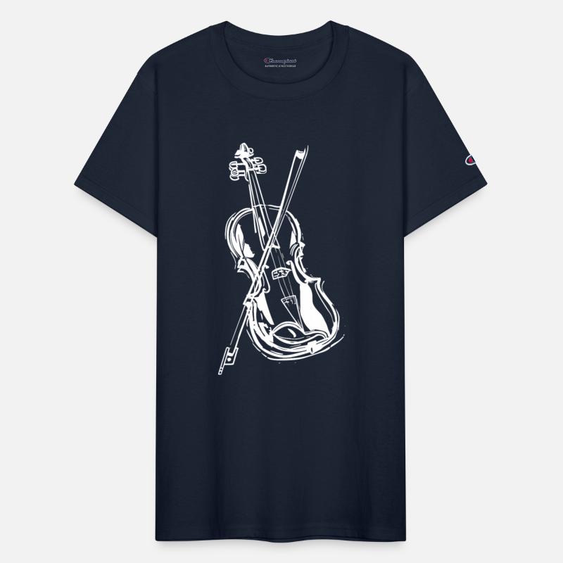 Violin One Line Drawing