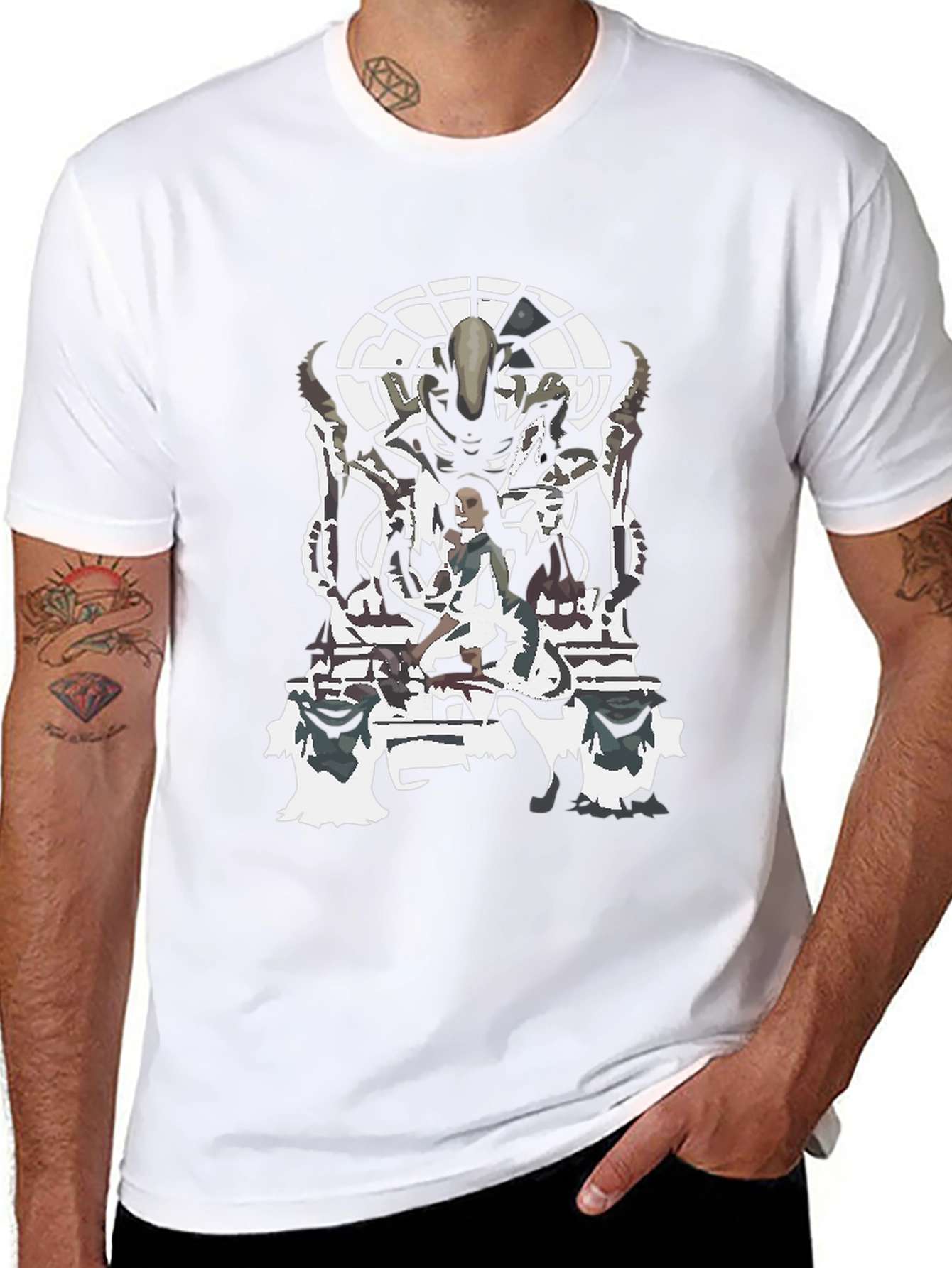 Alien Queen Graphic Tee - Sci-Fi Style Shirt