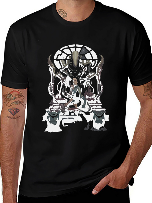 Alien Queen Graphic Tee - Sci-Fi Style Shirt