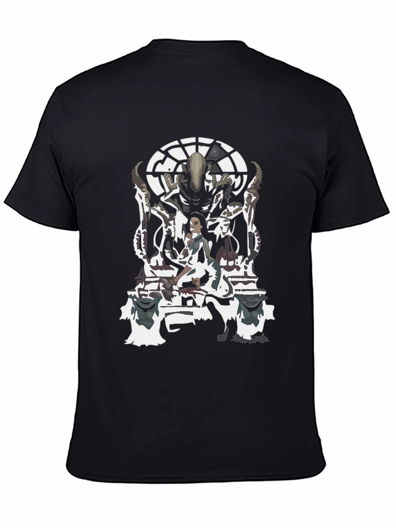 Alien Queen Graphic Tee - Sci-Fi Style Shirt