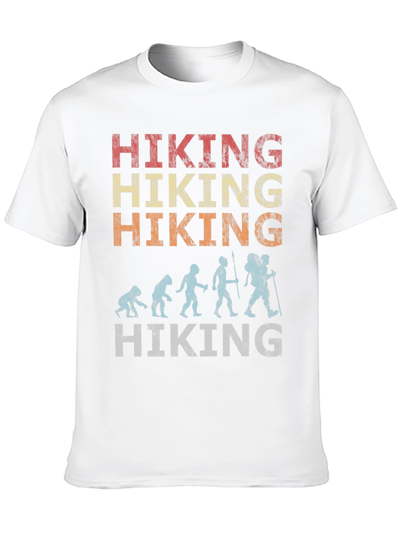 Hiking Evolution Graphic Tee - Nature Adventure Shirt