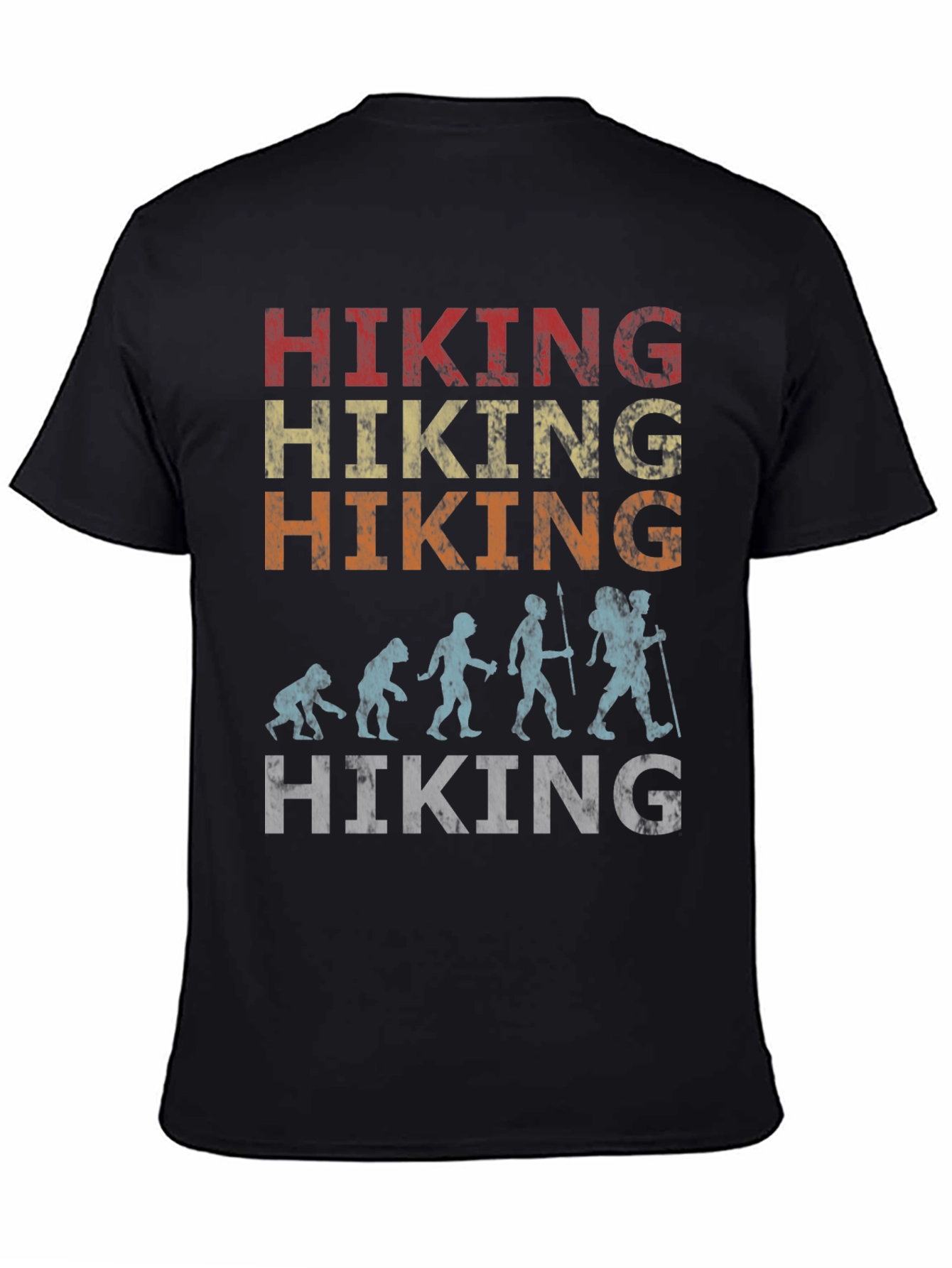 Hiking Evolution Graphic Tee - Nature Adventure Shirt