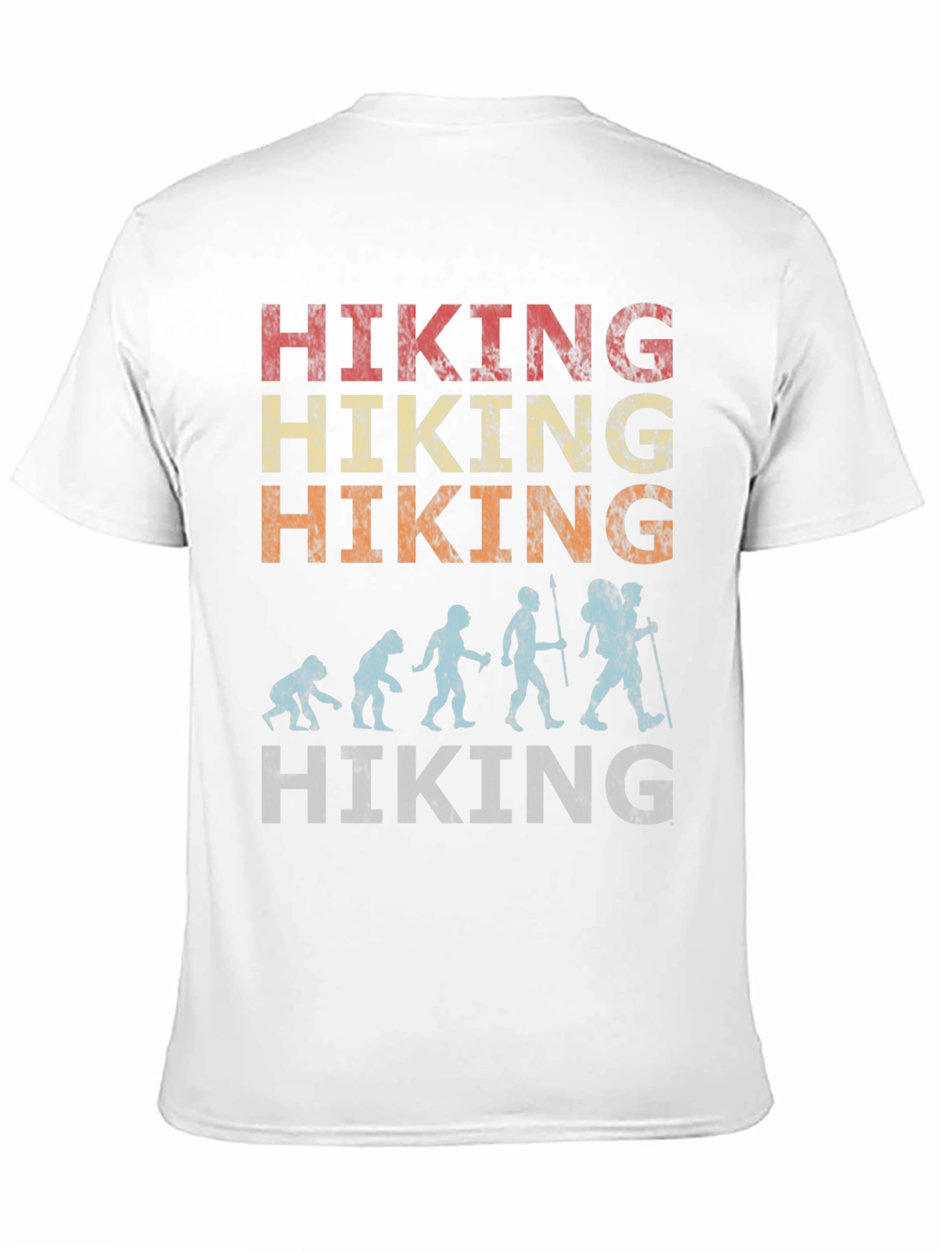 Hiking Evolution Graphic Tee - Nature Adventure Shirt