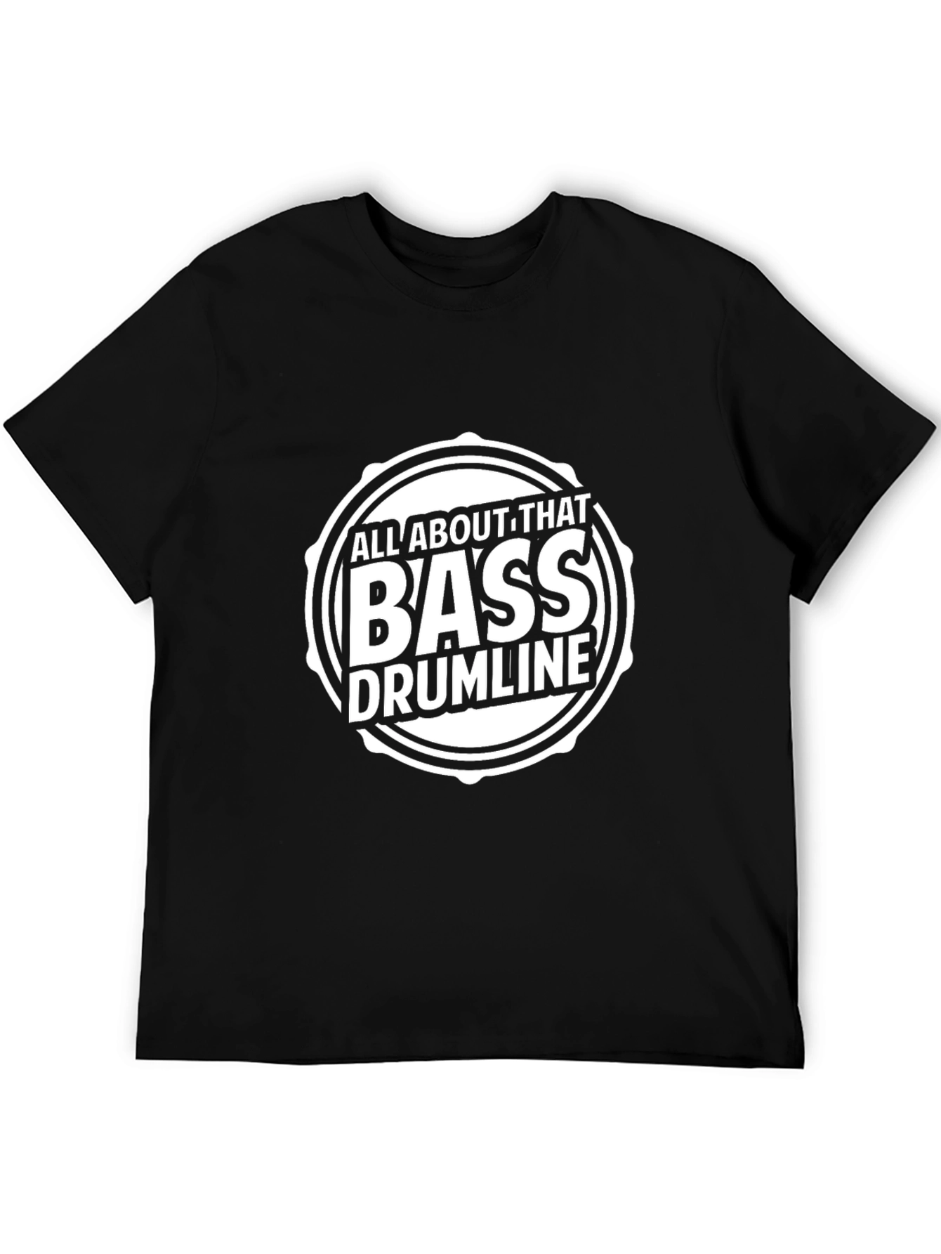 All About That Bass Drumline Black T-Shirt