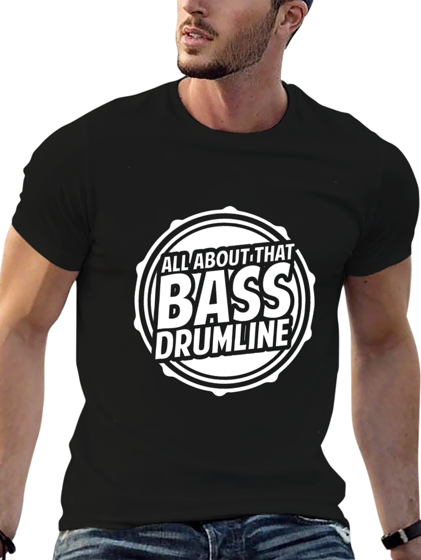All About That Bass Drumline Black T-Shirt