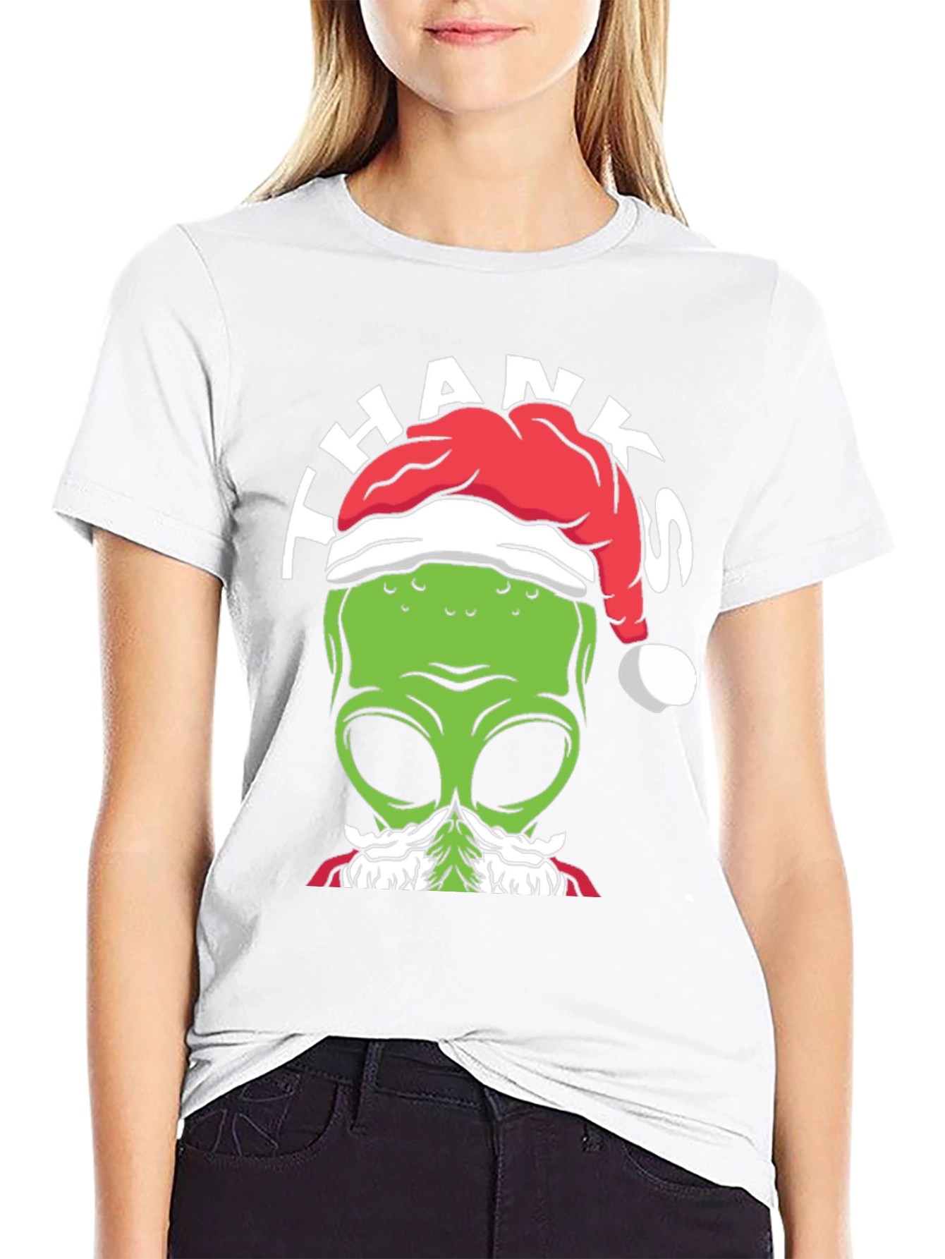 Alien Christmas T-Shirt - Thanks From Space!