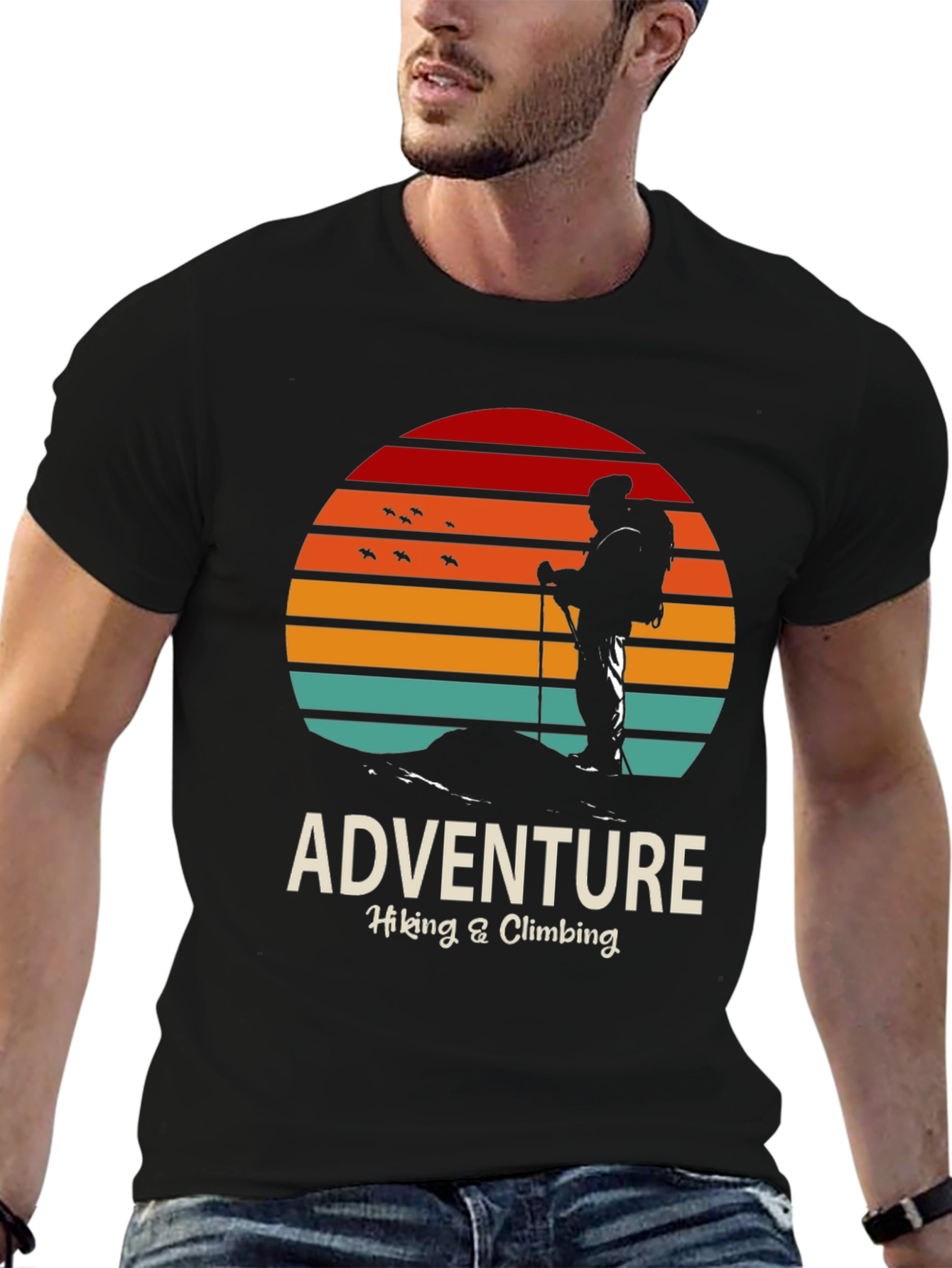 Adventure Hiking Climbing Graphic Tee