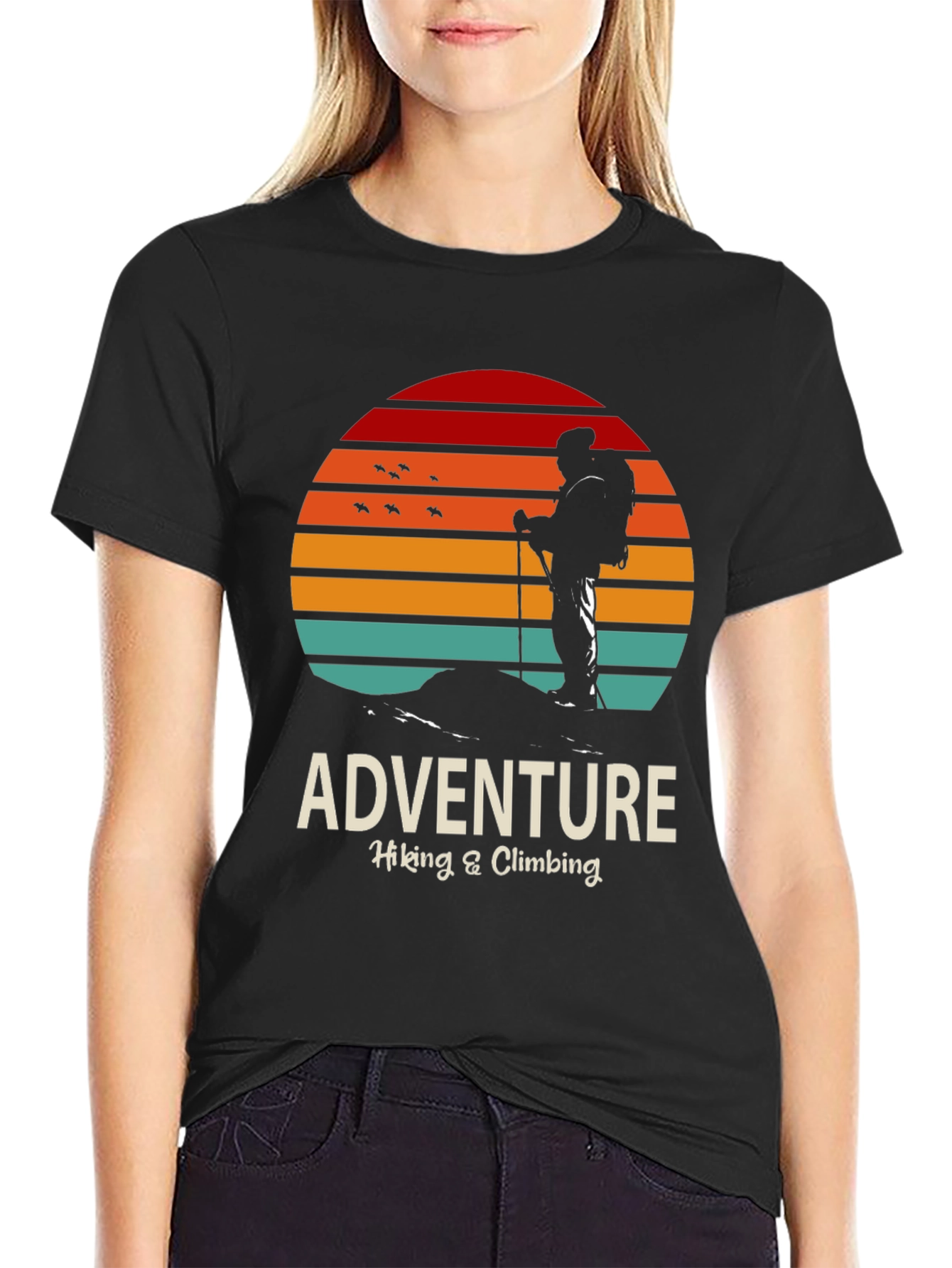 Adventure Hiking Climbing Graphic Tee