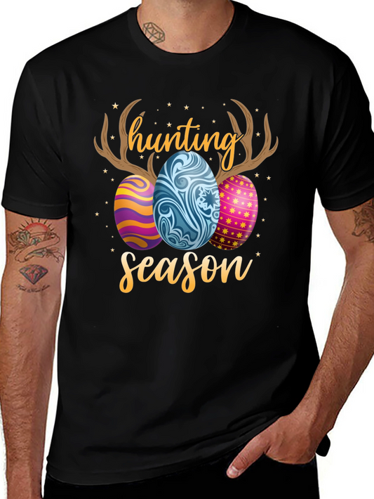 Hunting Season Easter Eggs Graphic T-Shirt