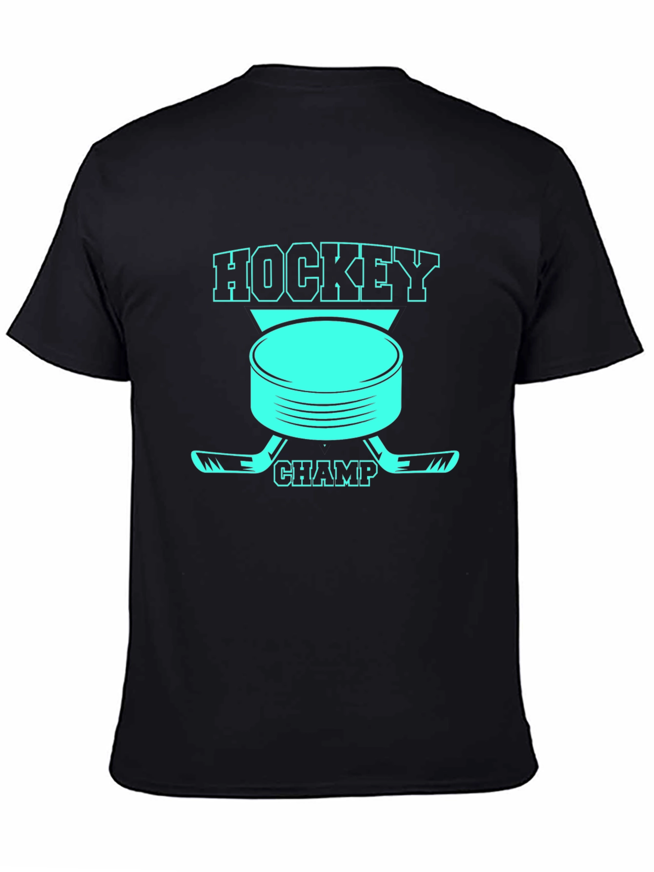 Hockey Champ Graphic Tee - Black