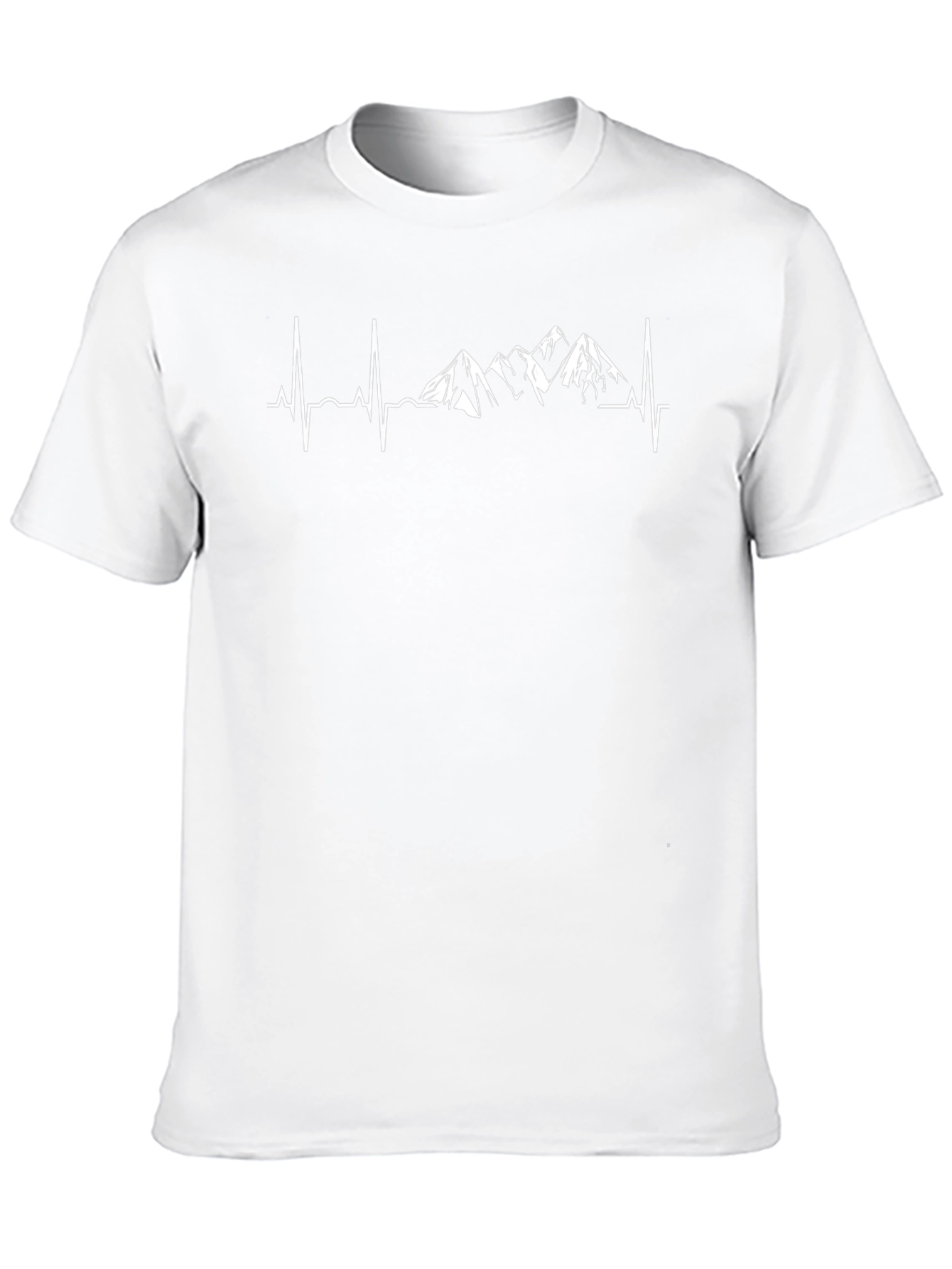 Heartbeat Mountain Graphic Tee - Adventure Awaits