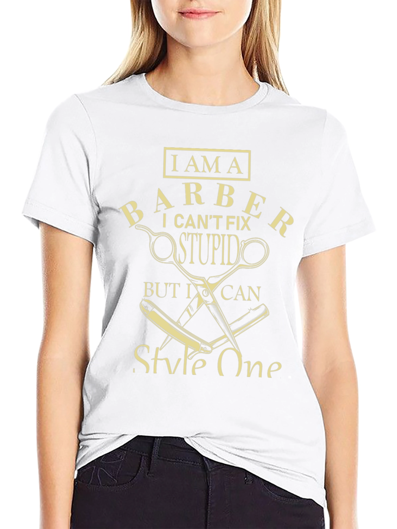 I Am A Barber Funny Graphic T-Shirt