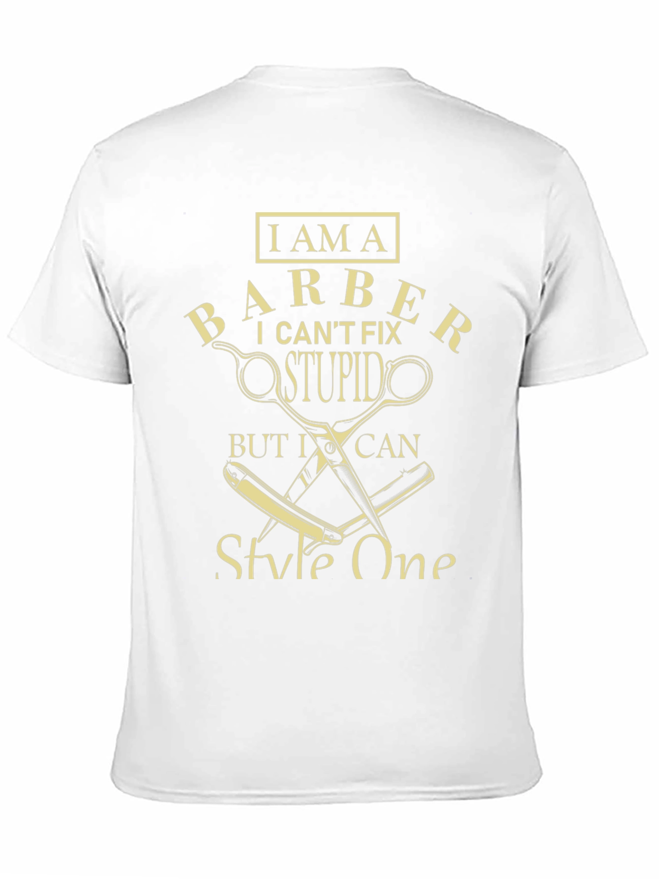 I Am A Barber Funny Graphic T-Shirt
