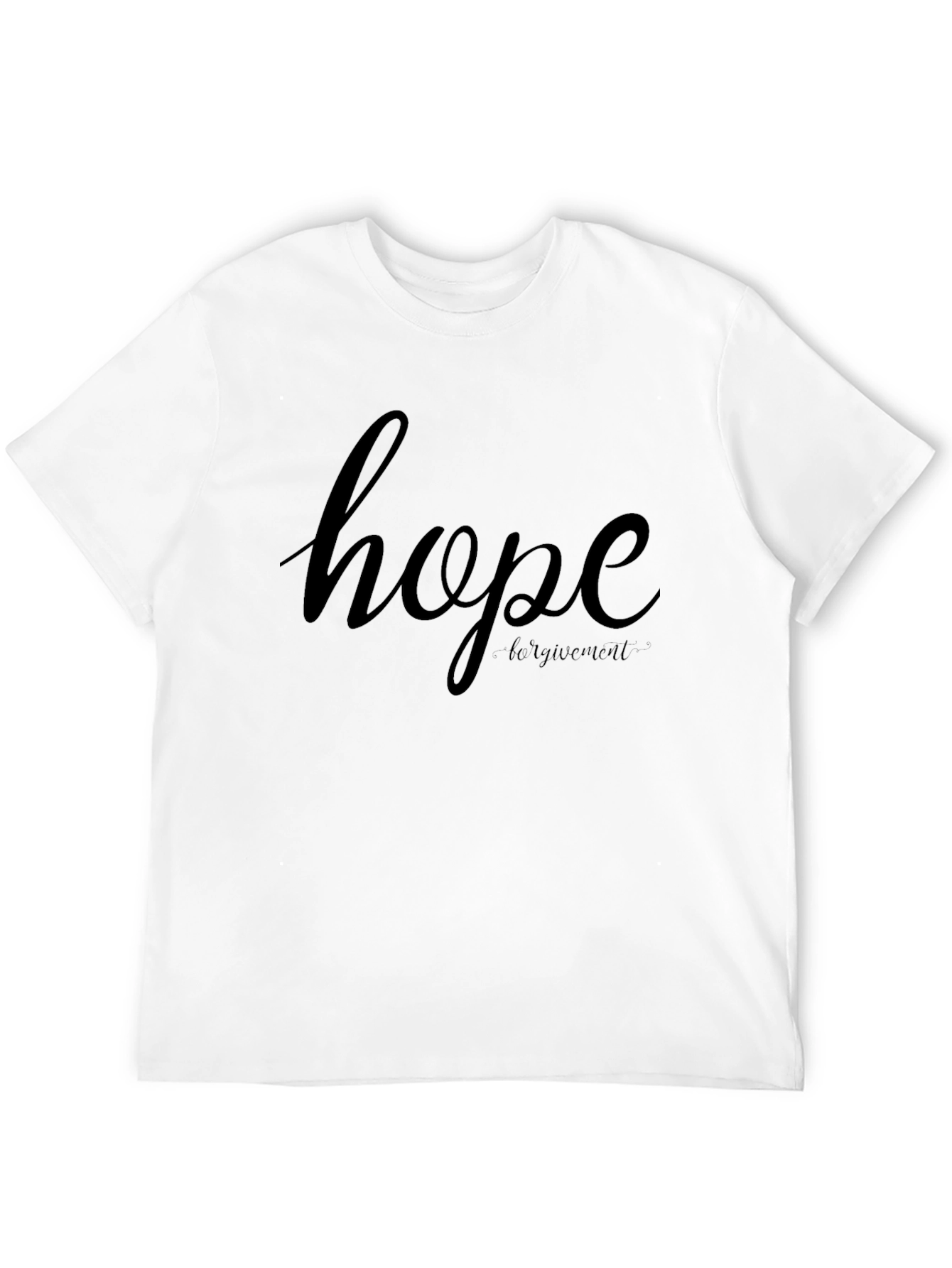 Hope Forgiveness Black T-Shirt