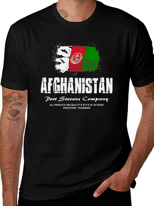 Afghanistan Flag Graphic T-Shirt - Port Stevens Company