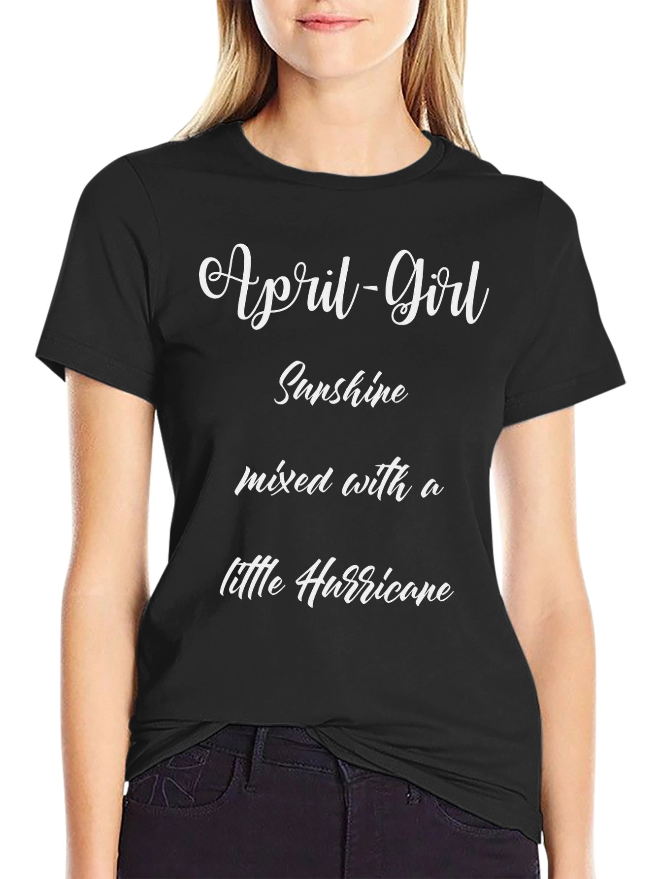 April Girl Sunshine Hurricane T-Shirt