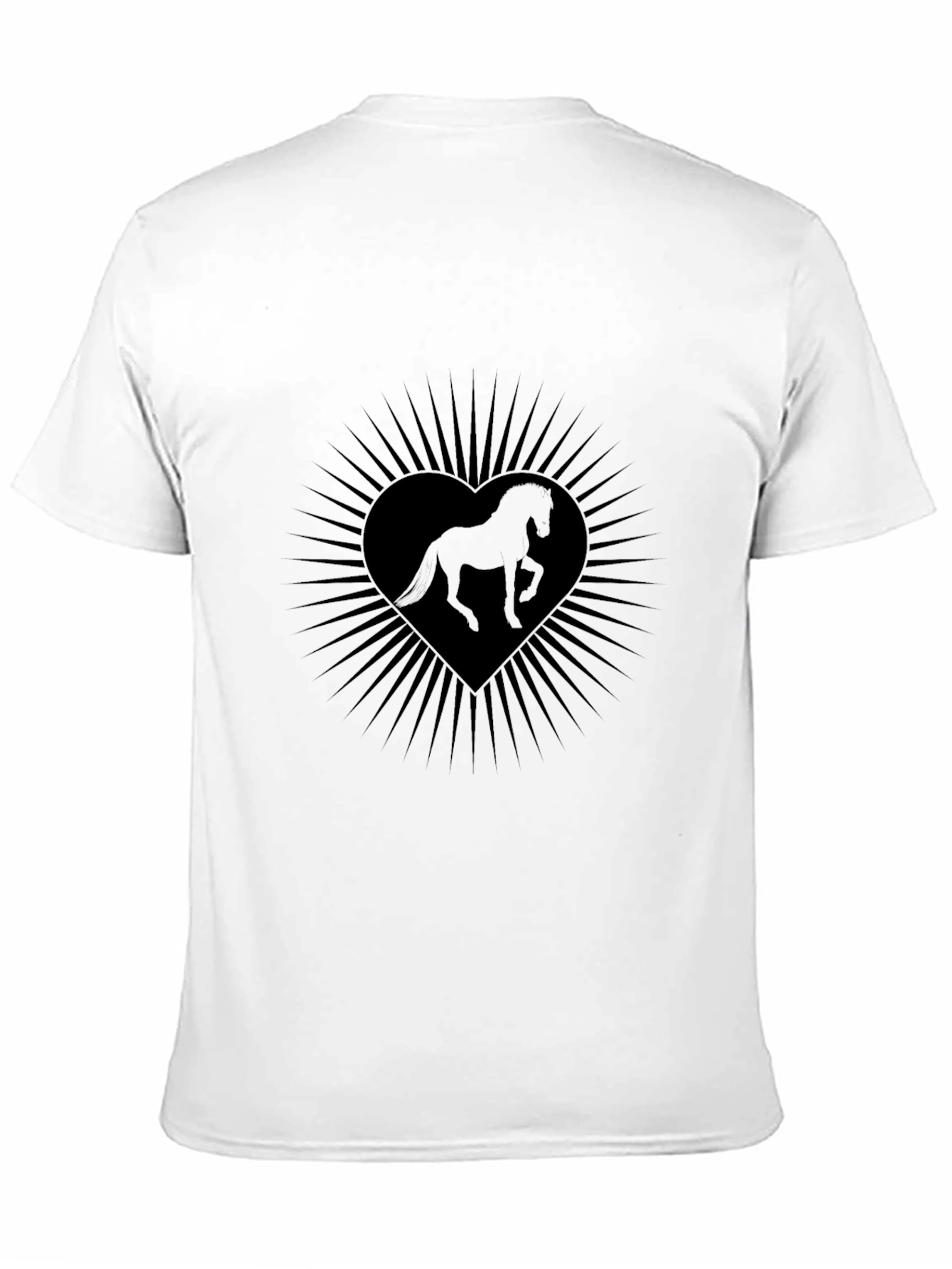 Horse Heart Tee - Stylish Graphic T-Shirt