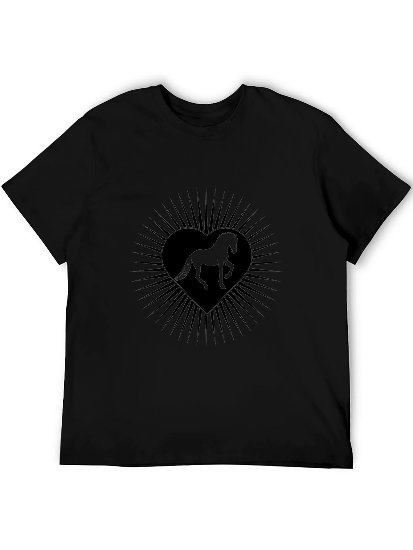 Horse Heart Tee - Stylish Graphic T-Shirt
